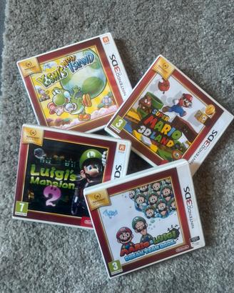 Nintendo 3DS - Lotto 4 giochi Super Mario