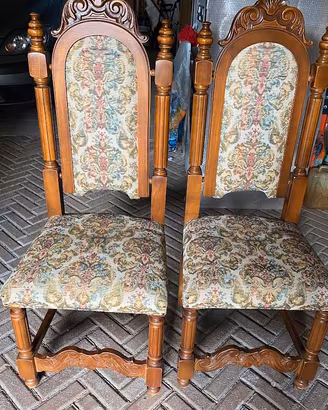 Coppia sedie antiche