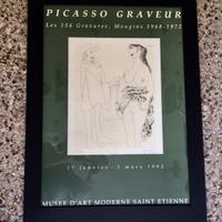 Poster originale di PICASSO nel 1992 con cornice