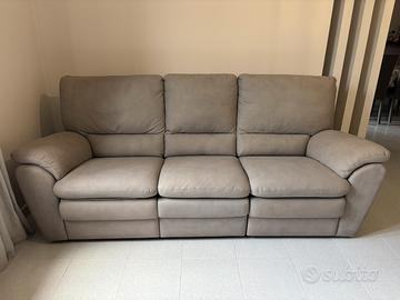Divano 3 posti con reclainer manuale