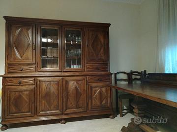 R E G A L O salotto legno + poltrona