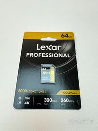 Scheda SD Lexar 64gb