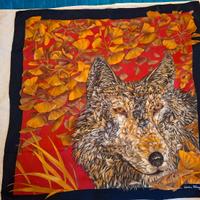 Foulard in pura seta di Salvatore Ferragamo 85x80