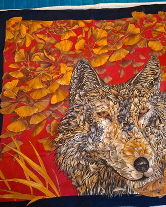 Foulard in pura seta di Salvatore Ferragamo 85x80