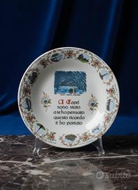Piatto vintage souvenir Capri 