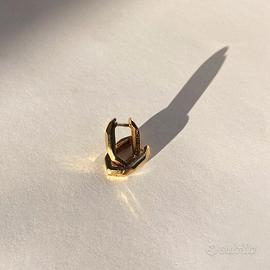 Orecchini piccoli in argento dorato
