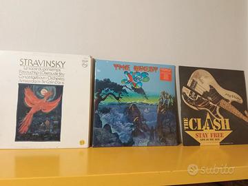 3 vinili Stravinsky, Clash, Yes