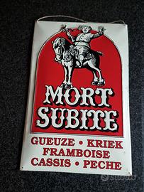 Cartello pubblicitario Mort Subite