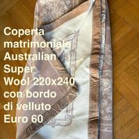 Coperta matrimoniale Super wool