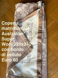 Coperta matrimoniale Super wool