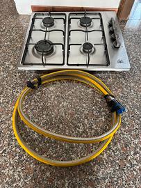 Piano cottura metano + tubo collegamento gas