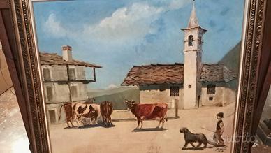 quadro  ad olio firmato joselito 