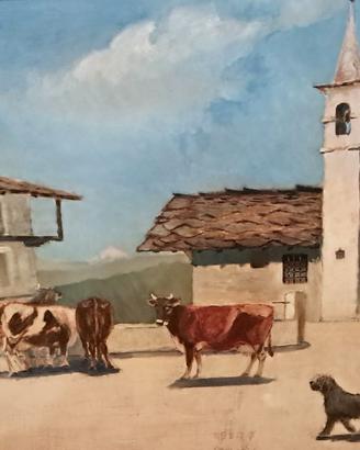 quadro  ad olio firmato joselito 
