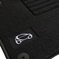 Tappeti specifici Smart W453 con logo e bottoni