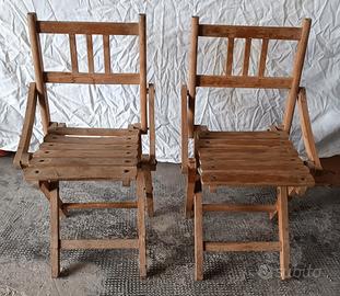 Sedie pieghevoli x Bambini stile Reguitti Anni 50