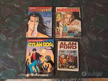 Blocco di una settantina di fumetti vari e manga.