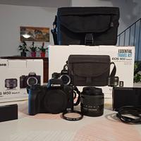 Canon M50 mark ii + obiettivo + accessori 