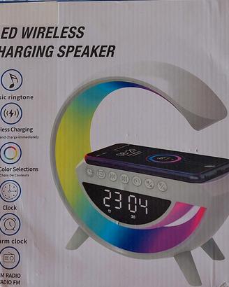 led wireless chaging speaker