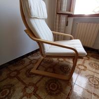 Poltrona Pong (bianca)– ikea design iconico
