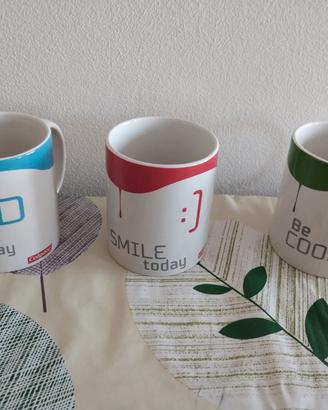 Colgate -- Tazze q.tà 3 --Serie Completa Nuove