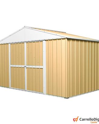 Capanno box esterno lamiera 360x175cm beige