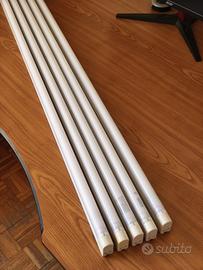 10 Plafoniere sottopensile T5 28W + 2 neon nuovi