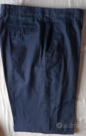 Pantaloni classici uomo, tg. 54, blu scuro