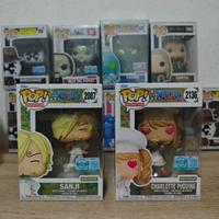 Funko Pop One Piece Sanji #2087 & Charlotte #2136