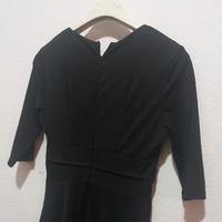 Vestito donna con risvolto vita e mezze maniche