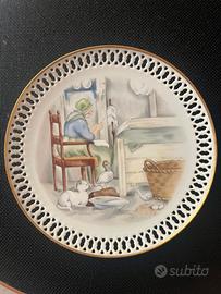 Set 4 piatti da collezione Copenhagen Porcelain