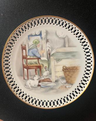 Set 4 piatti da collezione Copenhagen Porcelain