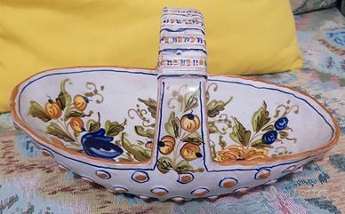 Set Deruta: cestino, pirtacenere, tazza