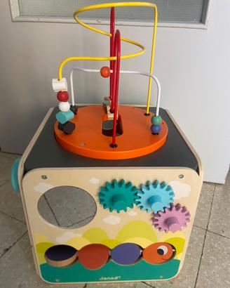 🧩 Janod Maxi Cube Looping-Cubo Montessori Legno 🪵