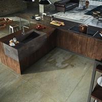 Cucina Fabbro con penisola | Lineare 390 cm