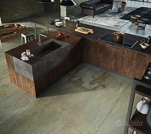 Cucina Fabbro con penisola | Lineare 390 cm