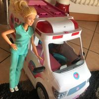 Camber Barbie dottoressa + accessori