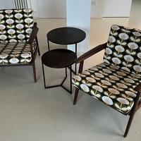 divano e poltroncine di design scandinavo anni 50