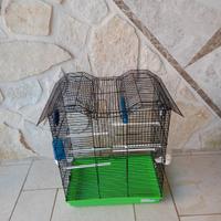 gabbia per canarini o piccoli pappagalli 