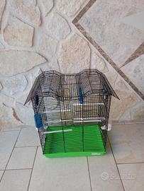 gabbia per canarini o piccoli pappagalli 