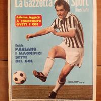 GAZZETTA SPORT ILLUSTRATA 39 del 1980.Cannnonieri