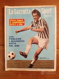 GAZZETTA SPORT ILLUSTRATA 39 del 1980.Cannnonieri