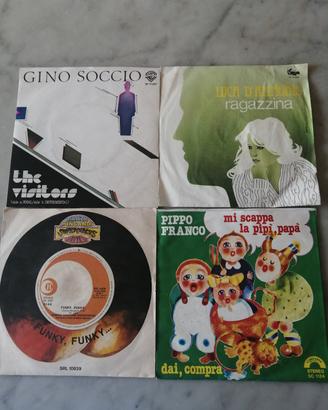 stok 4 dischi 45 giri originali