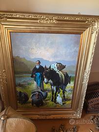 Giovanni Del Ponte, olio su tela originale