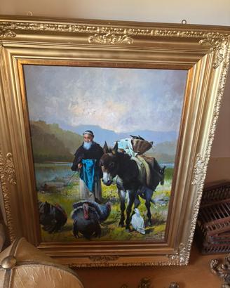 Giovanni Del Ponte, olio su tela originale
