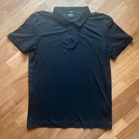 Polo Hugo Boss nera uomo originale