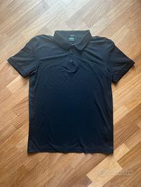 Polo Hugo Boss nera uomo originale
