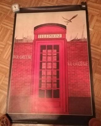 Poster cabina inglese di Paul Greene