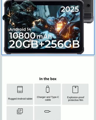 HOTWAV R10 Pro 2025 Tablet Rugged Android 14