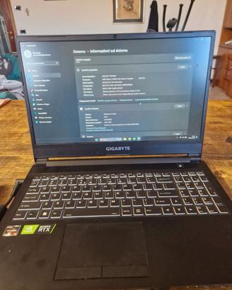 Pc Portatile da Gaming RTX 3060