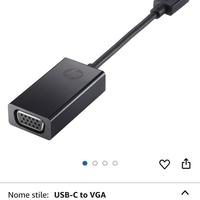 Adattatore HP da USB-C a VGA - NUOVO